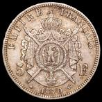 France. Napoléon III. 5 Francs 1870-A, Paris (Sans prix de