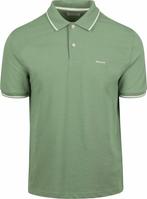Gant Tipping Piqué Poloshirt Groen maat Maat 52/54 (L) Heren, Kleding | Heren, Polo's, Maat 52/54 (L), Verzenden, Nieuw, Gant
