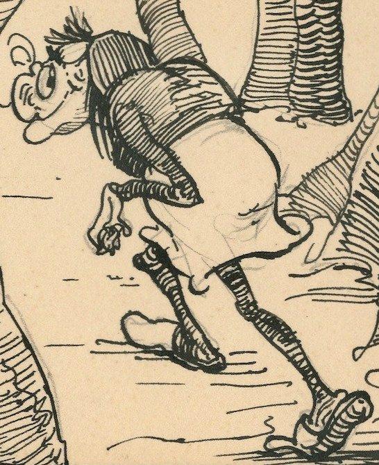 Dulieu, Jean - 1 Original drawing - Paulus de Boskabouter -, Boeken, Stripverhalen