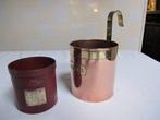 Maatbeker (2) - roodkoper en ge-ijkt 1910 - Koper -
