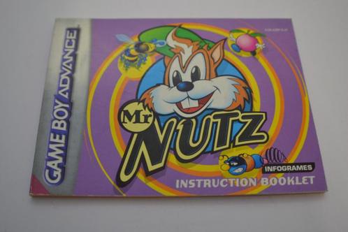 Mr. Nutz (GBA EUR MANUAL), Games en Spelcomputers, Spelcomputers | Nintendo Consoles | Accessoires