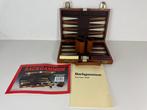 Bordspel - Luxe Vintage reis Backgammon Set: Tijdloze