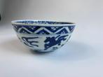 Coupe - Bleu et blanc - Porcelaine - cheval - Ming Dynasty, Antiek en Kunst