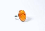 Amber Set ring + hanger / cabochon / nieuw- 7.34 g - (2)