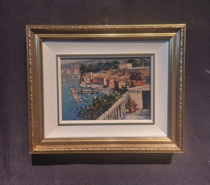 Italiaanse school (XX) - La Balconata sul golfo, Antiek en Kunst, Kunst | Schilderijen | Klassiek