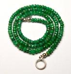 Smaragd - 925 zilver - groene smaragd - 16,38 g -, Verzamelen, Mineralen en Fossielen