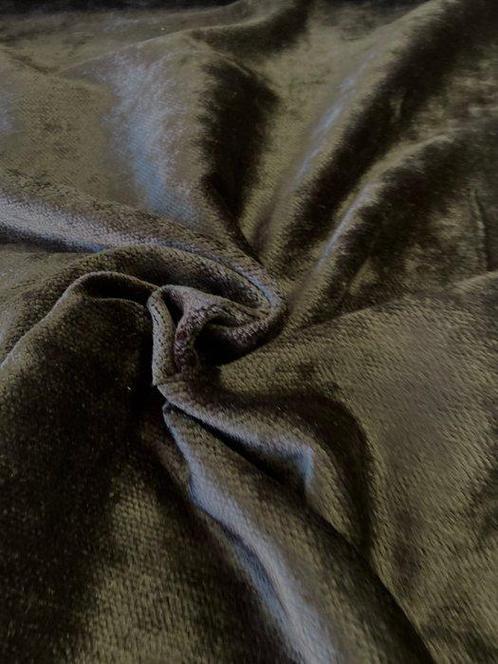 Velours noir intense irisé, doux et consistant, de, Antiek en Kunst, Antiek | Tapijten, Tafelkleden en Textiel