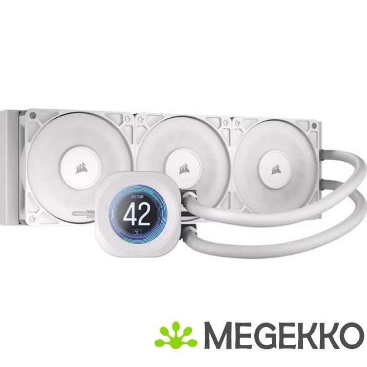 Corsair NAUTILUS 360 LCD White, Computers en Software, Overige Computers en Software, Nieuw, Verzenden