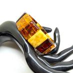 Natuurlijk Baltisch amber brede manchetarmband - Barnsteen -, Collections
