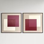 Leticia Salama - Flap (Diptych Raspberry) - XXL