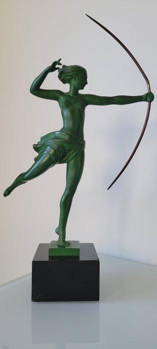 MAX LE VERRIER, Jean de Marco - Beeld, ATALANTE - 30 cm -, Antiquités & Art, Art | Objets design