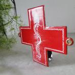 Deurpostje Arts/Apotheek met Esculaap, 1930 - Reclamebord -, Antiek en Kunst