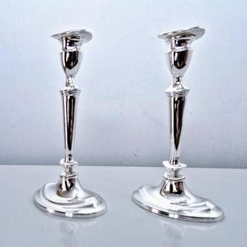 Kandelaar (2) - Luxueuze Neoklassieke Lichthouders -  22 cm