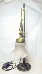 Tafellamp - Metaal, Kristal - Art Nouveau-stijl