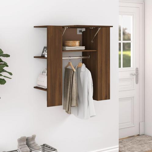 vidaXL Halmeubel 97,5x37x99 cm bewerkt hout bruin, Huis en Inrichting, Kasten | Overige, Nieuw, Verzenden