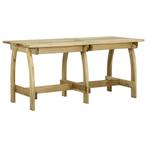 vidaXL Tuintafel 160x74x75 cm geïmpregneerd grenenhout, Tuin en Terras, Tuintafels, Verzenden, Nieuw