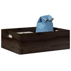 vidaXL Houten kist met handvatten 40x30x13 cm massief, Doe-het-zelf en Bouw, Kratten en Dozen, Verzenden, Nieuw