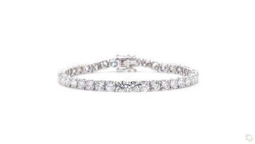 Sans Prix de Réserve - Bracelet Platine -  14.54ct. tw.