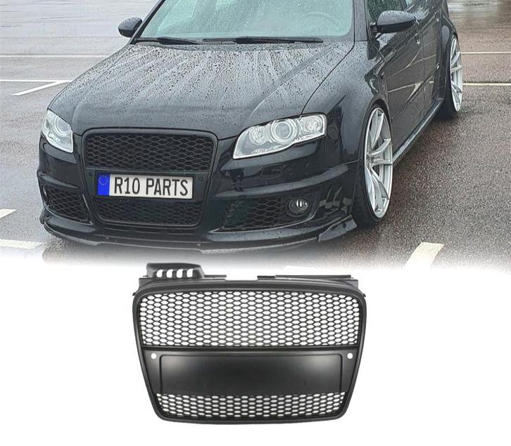 GRILLE AUDI A4 B7 04-07 NOIR + PDC, Auto-onderdelen, Carrosserie, Verzenden
