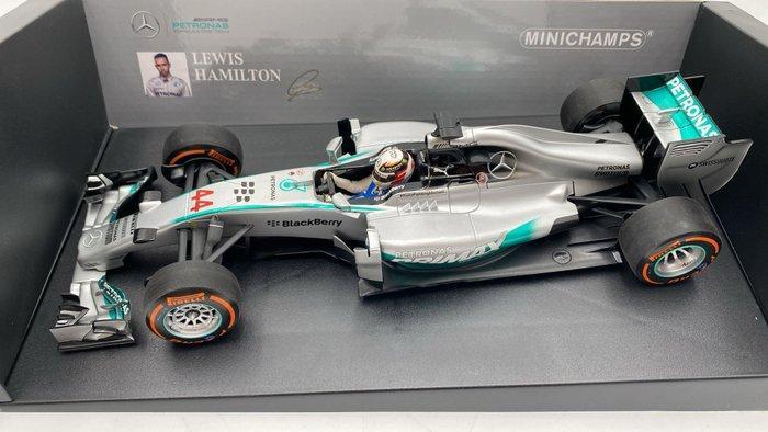 Minichamps 1:18 - Modelauto - Mercedes-AMG Petronas F1 W05, Hobby en Vrije tijd, Modelauto's | 1:5 tot 1:12