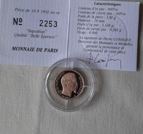 Frankrijk. 10 Francs 1992 Napoléon, Postzegels en Munten, Munten | Europa | Niet-Euromunten