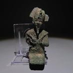 Oud-Egyptisch Brons Osiris-beeld. Late Periode, 664 – 332, Verzamelen