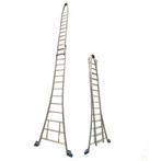 Solide 2-delige ruitenwasserladder 2×14 sporten, Doe-het-zelf en Bouw, Nieuw, Ophalen of Verzenden, Ladder, Opvouwbaar of Inschuifbaar