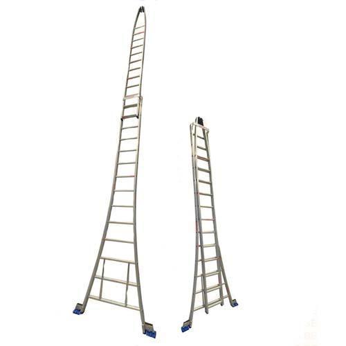 Solide 2-delige ruitenwasserladder 2×14 sporten, Doe-het-zelf en Bouw, Ladders en Trappen, 4 meter of meer, Opvouwbaar of Inschuifbaar