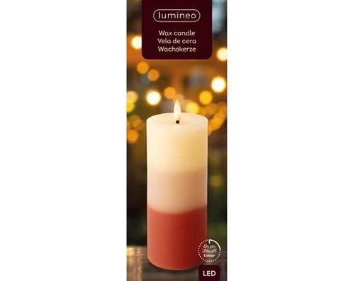 Actie lumineo led kaars wax steady kan binnen, met timer,, Hobby en Vrije tijd, Knutselen, Nieuw