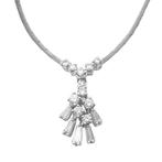 Hanger - 18 karaat Witgoud -  0.62ct. tw. Diamant