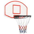 vidaXL Basketbalbord 71x45x2 cm polyetheen wit, Sport en Fitness, Basketbal, Nieuw, Verzenden