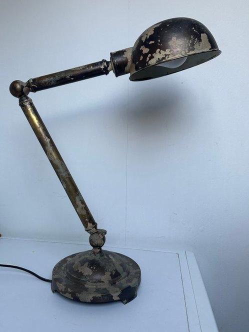 Bureaulamp - Messing, Antiek en Kunst, Curiosa en Brocante
