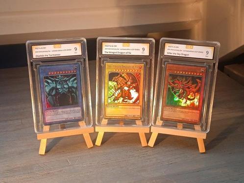 Konami - 3 Card - Obelisk the Tormentor, Slifer Sky Dragon, Verzamelen, Overige Verzamelen