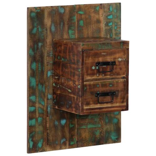 vidaXL Nachtkastje 60x32x80 cm massief gerecycled hout, Huis en Inrichting, Slaapkamer | Nachtkastjes, Nieuw, Verzenden