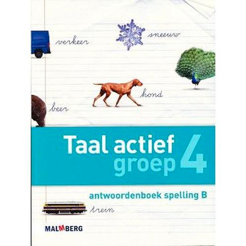 Taal Actief versie 4 Antwoordenboek Spelling 4B, Livres, Livres scolaires, Envoi