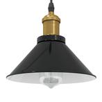 vidaXL Hanglamp in hoogte verstelbaar E27 Ø22 cm metaal, Verzenden, Nieuw