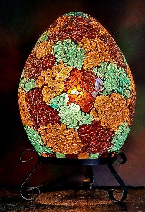 Tafellamp - Glas-in-lood, Antiek en Kunst, Antiek | Verlichting