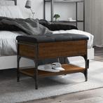 vidaXL Schoenenbank 62x42x45 cm bewerkt hout bruin, Verzenden, Nieuw