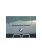 1982 BMW 5 SERIE INSTRUCTIEBOEKJE DUITS