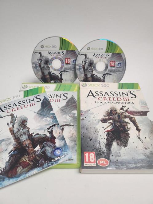 Assassins Creed III Washington Edition Xbox 360, Games en Spelcomputers, Games | Xbox 360, Zo goed als nieuw, Ophalen of Verzenden