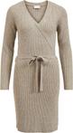 VILA VIRIL WRAP L/S KNIT DRESS - NOOS Dames Jurk - Maat S...