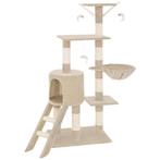 tectake Krabpaal Dominik 144cm - beige, Dieren en Toebehoren, Verzenden, Nieuw