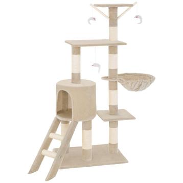 tectake Krabpaal Dominik 144cm - beige beschikbaar voor biedingen