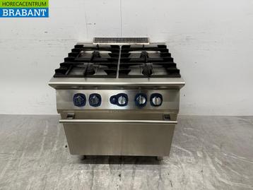 RVS Elektrolux 4 pits Gasfornuis Met Oven Aardgas Horeca, Ophalen of Verzenden
