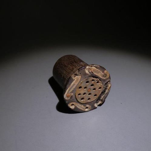 Huari, Peru Hout, parelmoer Tamba - Oorbellen. 3,1 cm D. 700, Verzamelen, Mineralen en Fossielen