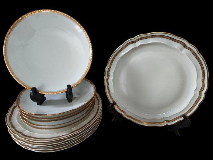 Limoges - Bernardaud - Tafelservies voor 6 (12) - Porselein, Antiquités & Art, Antiquités | Meubles | Tables