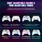 RGB Gaming Controller voor PS5 / PS4 / PC - Draadloze, Games en Spelcomputers, Verzenden, Nieuw