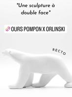 Richard Orlinski (1966) - Ours Blanc Pompon x Orlinski - Le