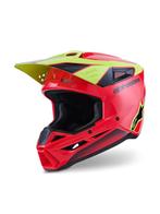 Alpinestars SM3 Fray Helmet – Red/Yellow/Black, Motoren, Verzenden, Nieuw