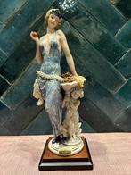 Capodimonte - Giuseppe Armani - Beeldje, Art-Nouweau Dame -